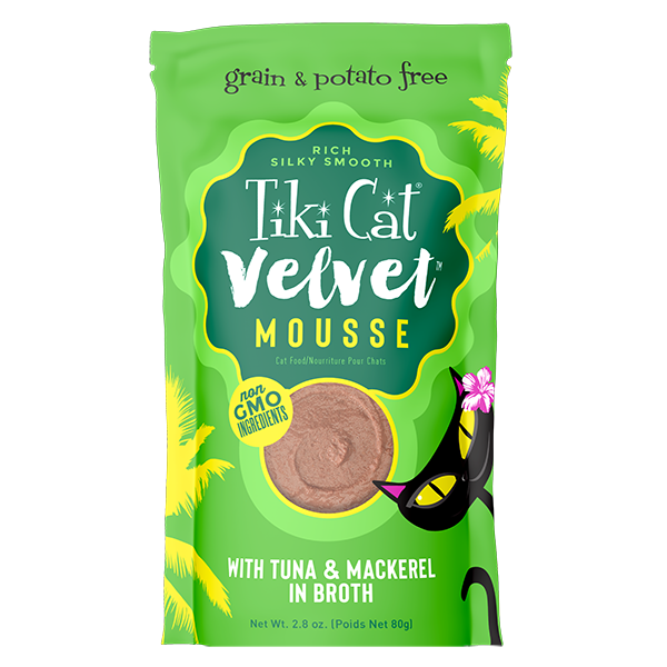 Tiki Cat - Velvet Mousse - Tuna & Mackerel Recipe (For Cats)