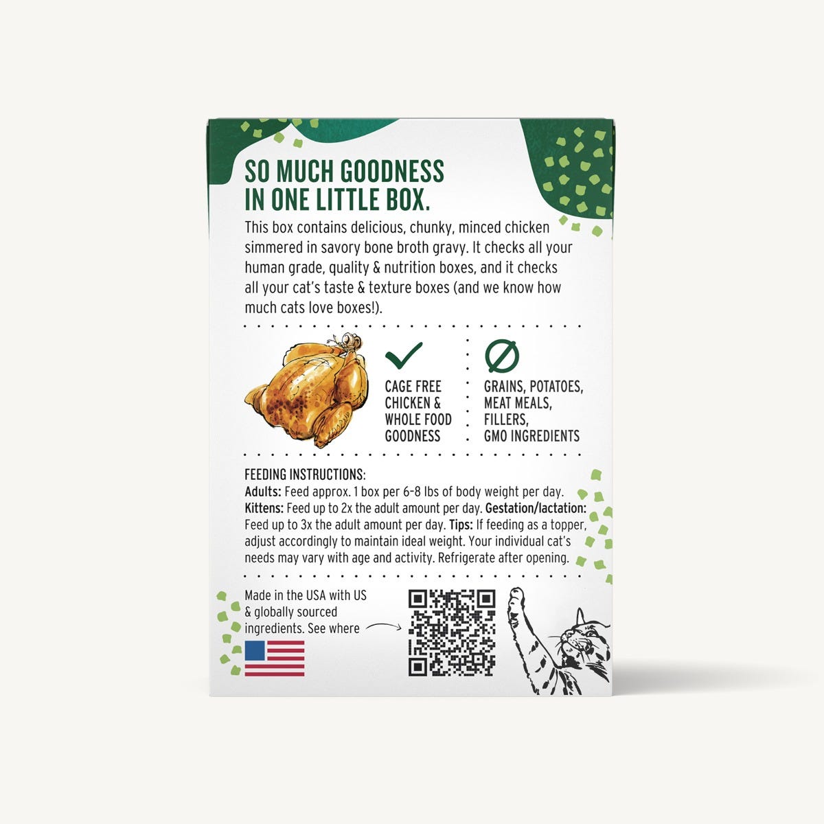 The Honest Kitchen - Minced Chicken In Bone Broth Gravy | Wet Cat Food | ARMOR THE POOCH