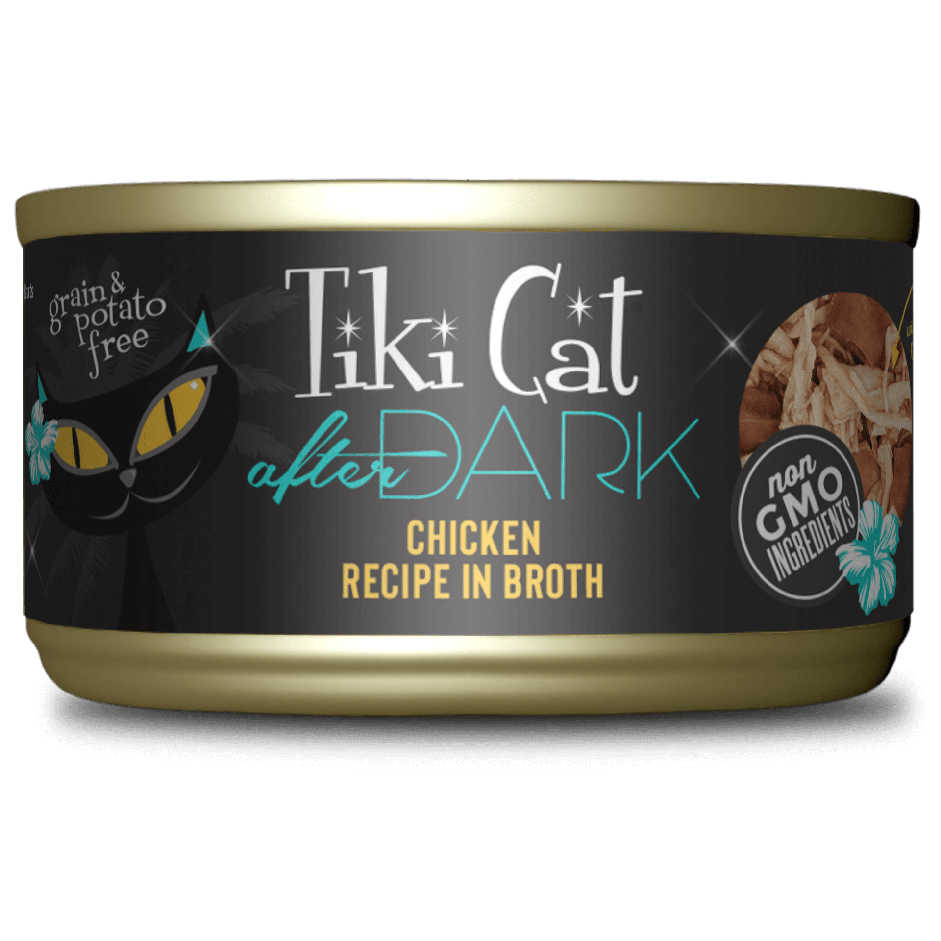 Tiki Cat - After Dark - Chicken Recipe in Broth for Cats