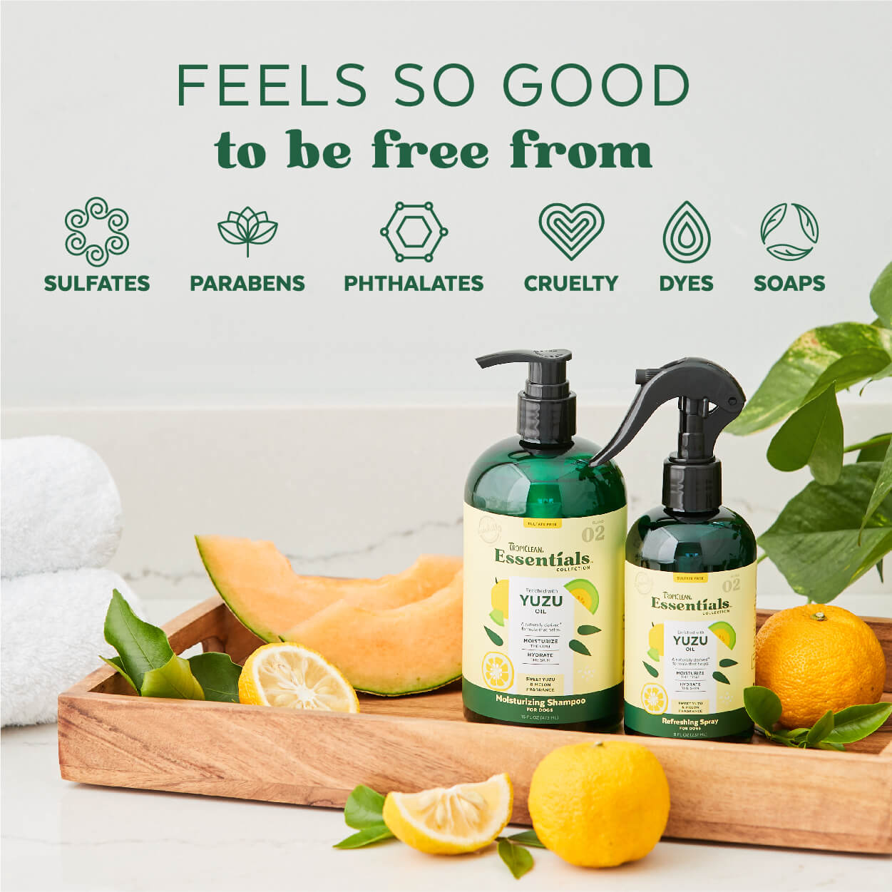 TropiClean | Yuzu Oil Refreshing Spray For Dogs Near Me | ARMOR THE POOCH