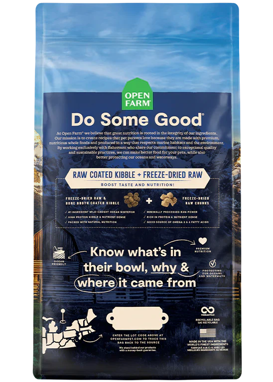 Open Farm | Wild Ocean Grain-Free RawMix for Cats | Dry Cat Food Near Me | ARMOR THE POOCH