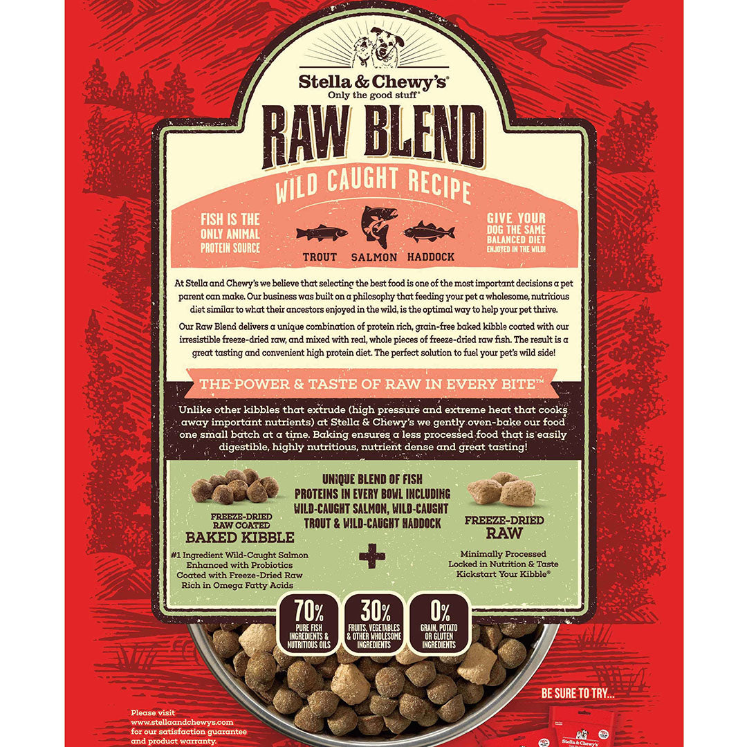 Stella & Chewy's - Wild Caught Raw Blend Grain Free Kibble (For Dogs) - ARMOR THE POOCH