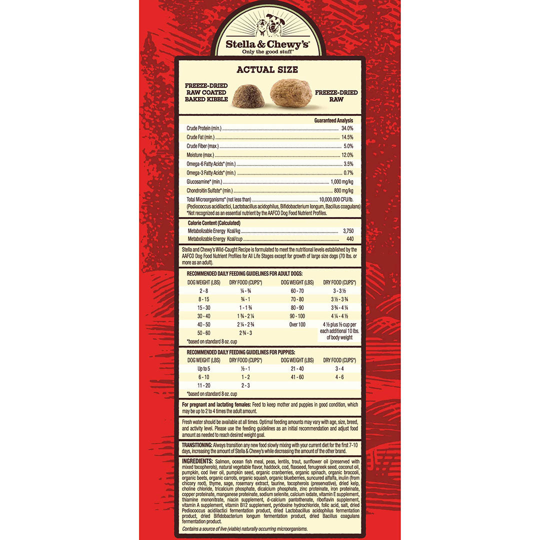 Stella & Chewy's - Wild Caught Raw Blend Grain Free Kibble (For Dogs) - ARMOR THE POOCH