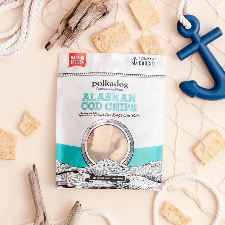 polkadog - Alaskan Cod Chips (Dog Treats)