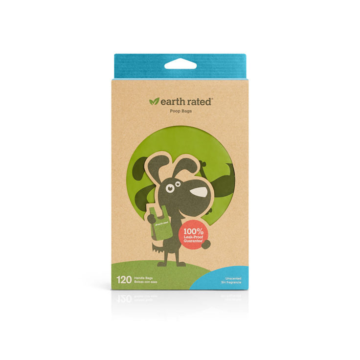 earth rated - 120 Easy-Tie Handle Bags (Unscented)