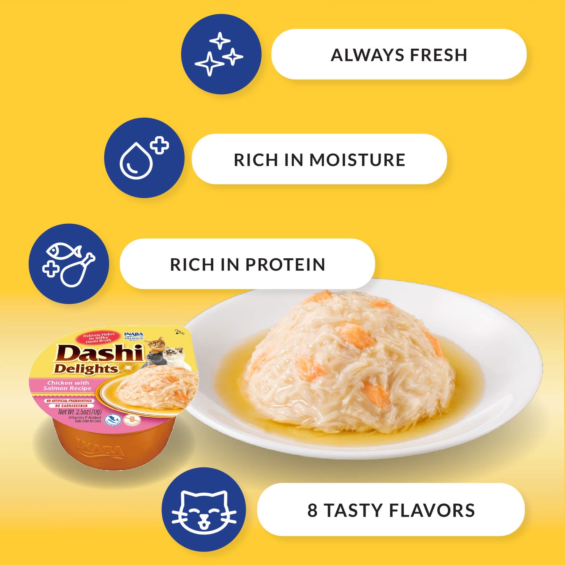 Inaba - Dashi Delights - Chicken With Tuna Recipe (For Cats)