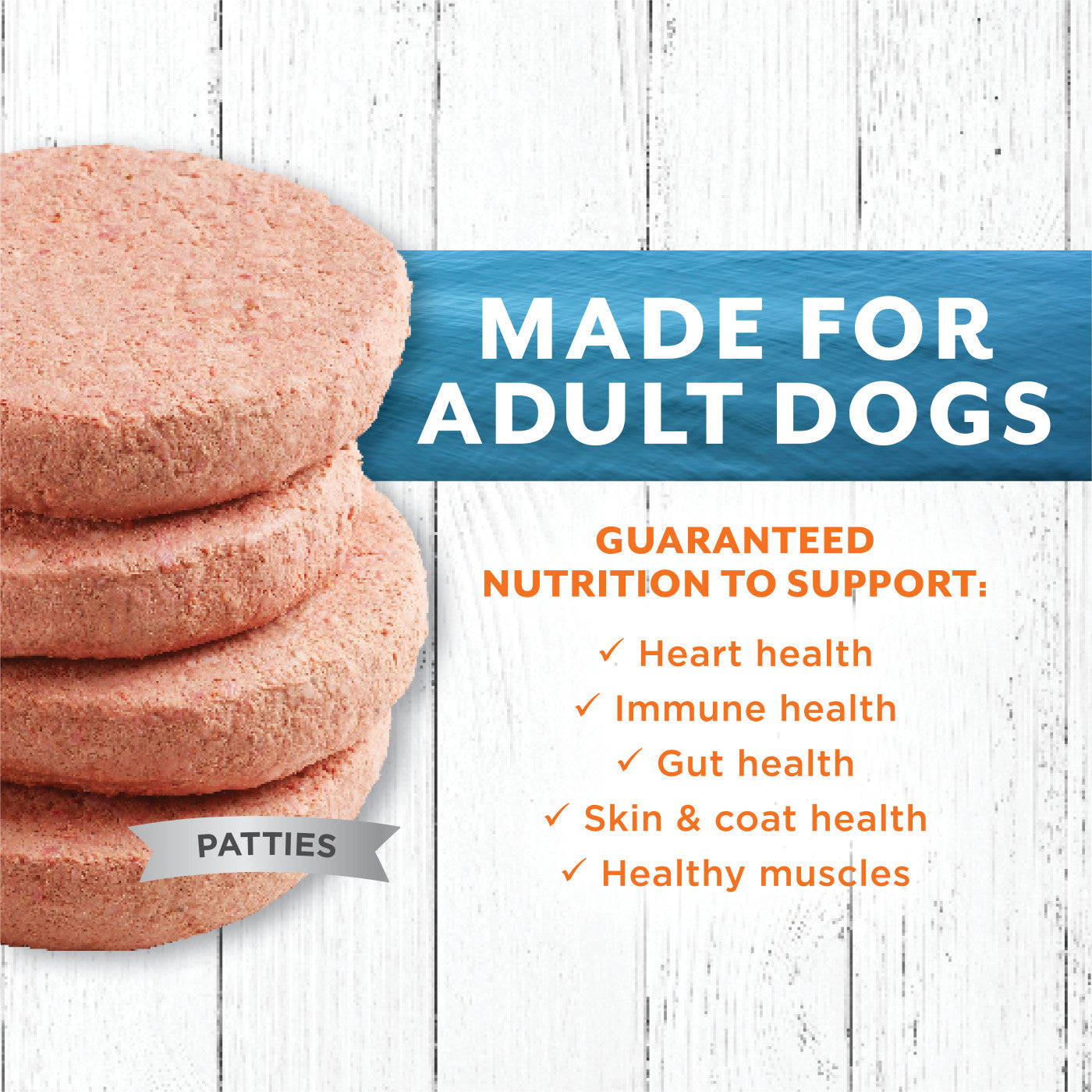 Instinct - Raw Longevity Frozen Patties - Wild Caught Alaskan Pollock Recipe (For Dogs) - Frozen Product