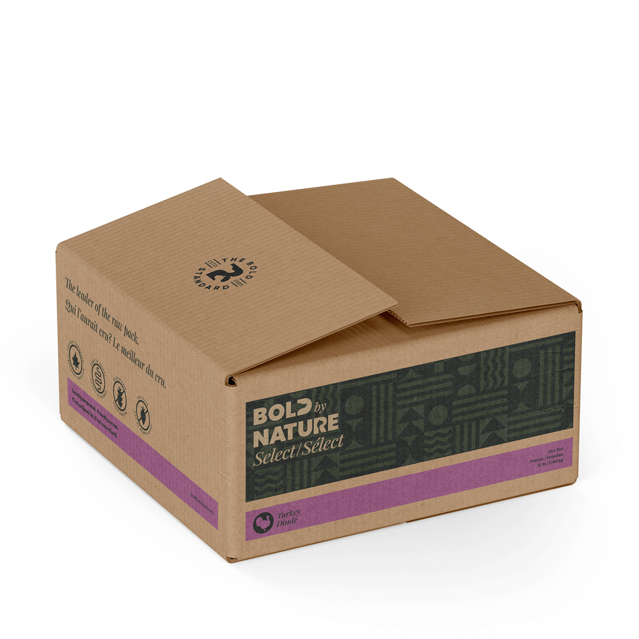 Bold by Nature (Bold Raw) - Select Pork For Dogs- Frozen Product